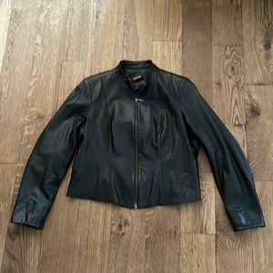 Ladies Size Large Leather Jacket